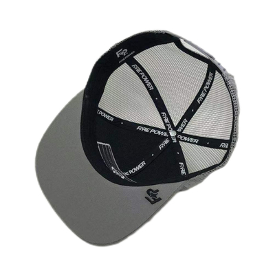 6 pannello Flat Peak regolabile mesh Trucker cappello con chiusura Snapback