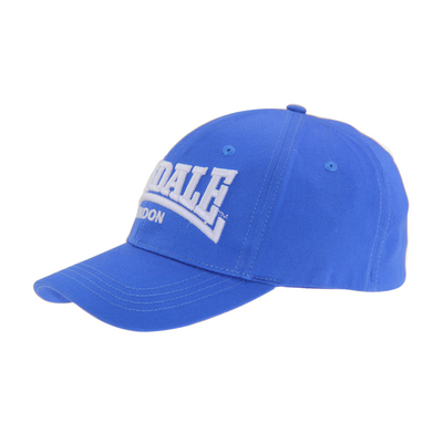 Blue 6 Panels Embroidery Fitted Baseball Caps,  Men/Women Outdoor Baseball Hat For Autumn/Winter