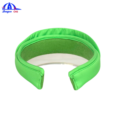 Custom Logo Transparent Brim Visors Hat Multi-Color Sporty Outdoor Sun UV Protection Breathable Fabric Contrast Stitching Open